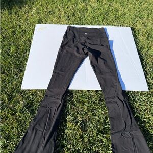 Lululemon Black Flared Leggings Size 8